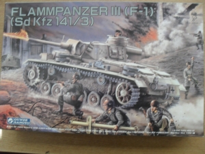 GUNZE SANGYO 1/35 771 FLAMMPANZER III  F-1  Sd.Kfz 141/3